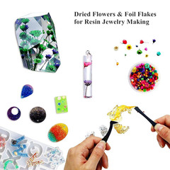 UV Resin Decoration Accessories Kit for Beginners – Jewelry Making Supplies with