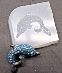 Handmade DALPHINE diamond pendant T-mold-MOLD ONLY-