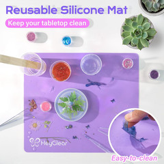Epoxy Resin Kit with Molds for Beginners -18 Oz Super Clear and Hard Resina Comp