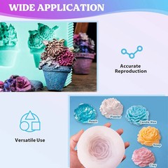 Silicone Mold Making Kit Liquid Rubber Clear Mold Maker For Resin Resin Molds