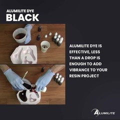 Liquid Color Dye Black – 1 oz, Highly Concentrated, Versatile for Resin & Art…
