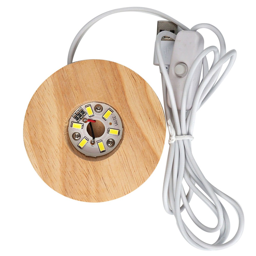 New Durable 80mm Night LED Lamp Holder Stand Base DIY Accessories Part D