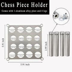 Metal Holder for Chess Molds, Chess Piece Holder for DIY Silicone Molds, Silicon